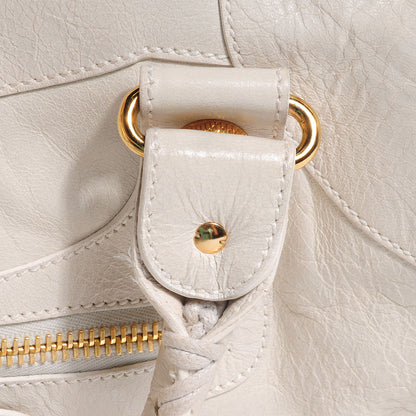 Balenciaga Chevre Giant 21 Gold Hardware Brief White 10 of 15