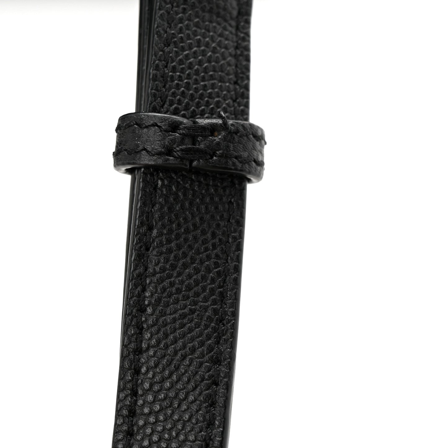 Grain De Poudre Medium West Hollywood Monogram Fold-Over Black