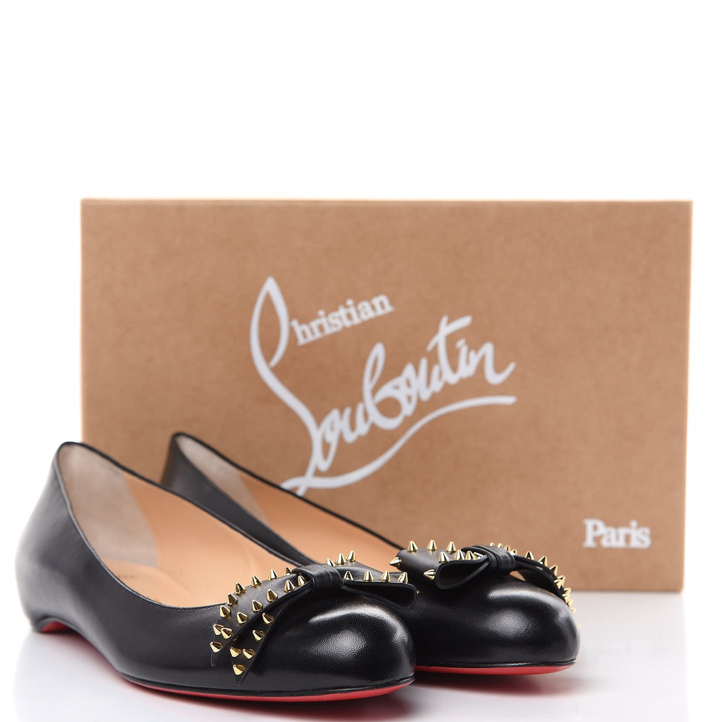 Nappa Ballalarina Flats 41 Black