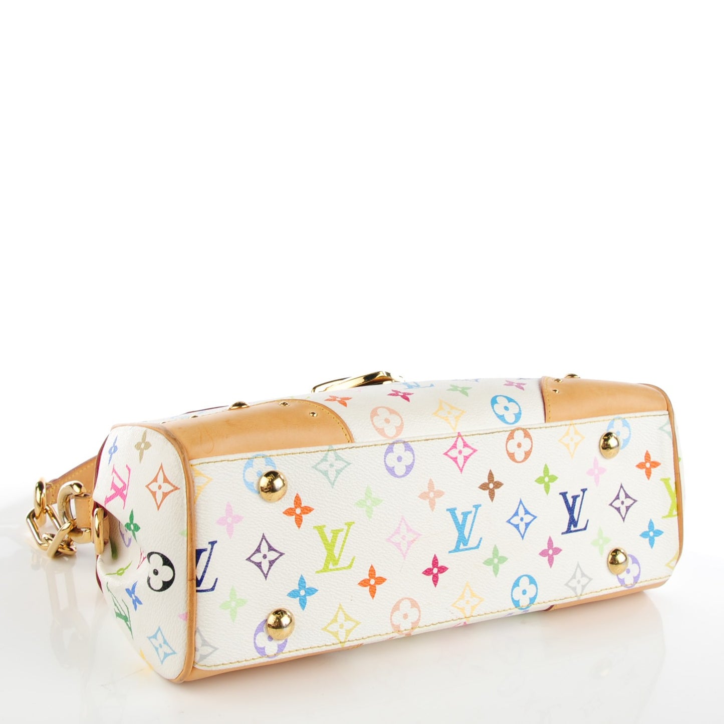 Monogram Multicolor Beverly MM White