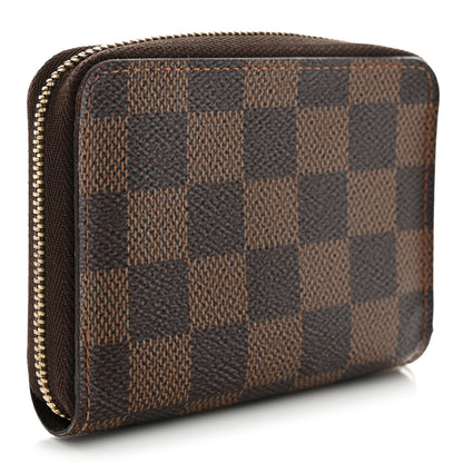 Louis Vuitton Damier Ebene Zippy Coin Purse 3 of 9