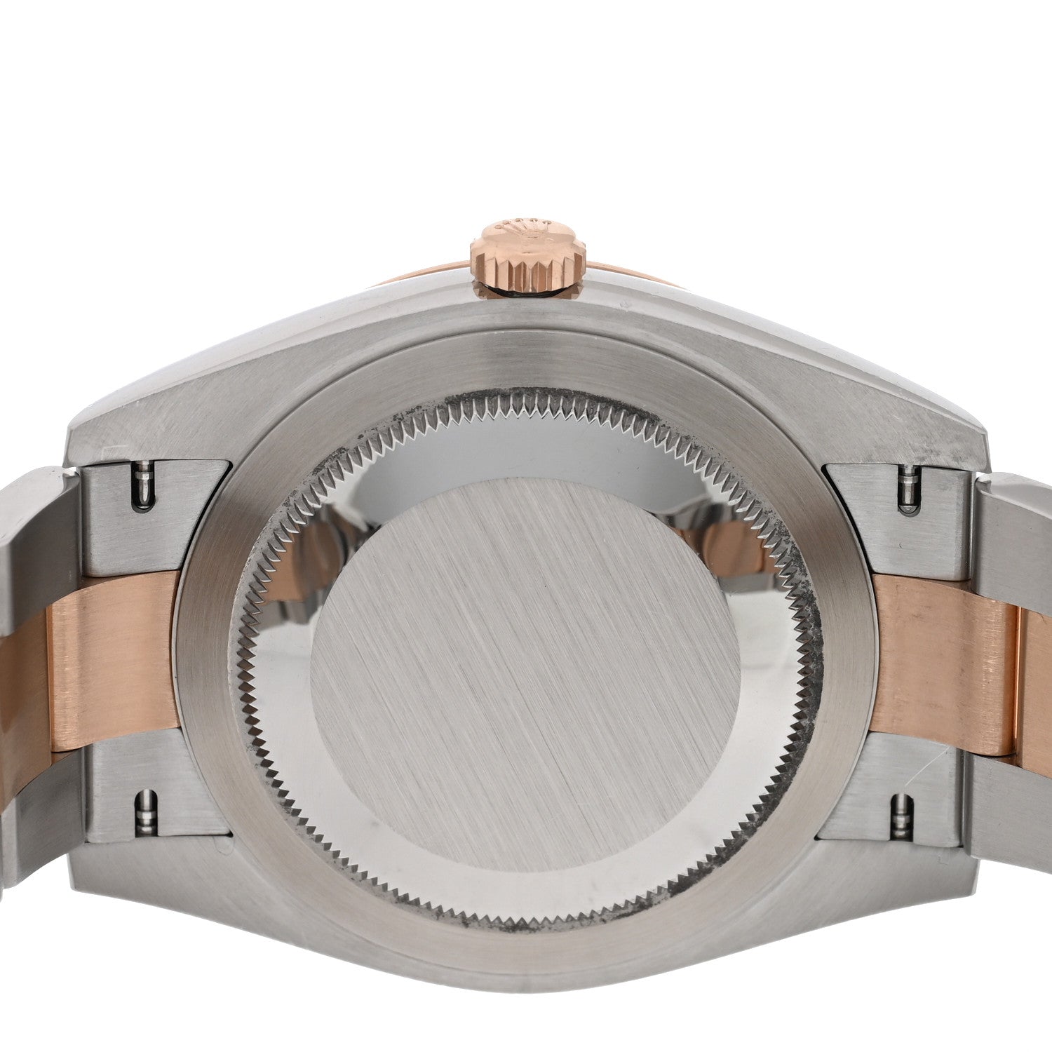 Rolex Stainless Steel 18K Everose Gold Diamond 41mm Oyster Perpetual Datejust Watch Silver 126331 4 of 5
