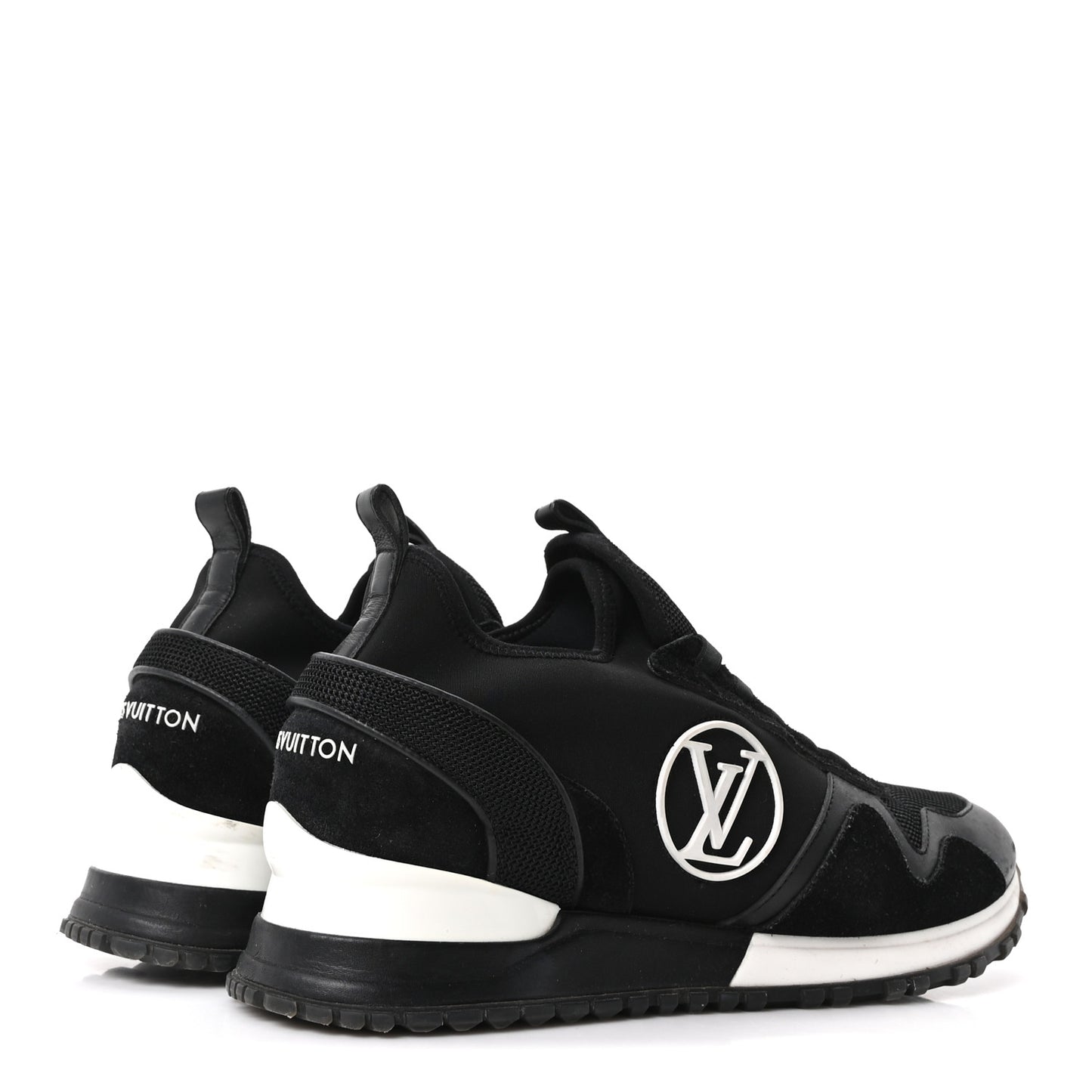 Calfskin Run Away Sneakers 38.5 Black