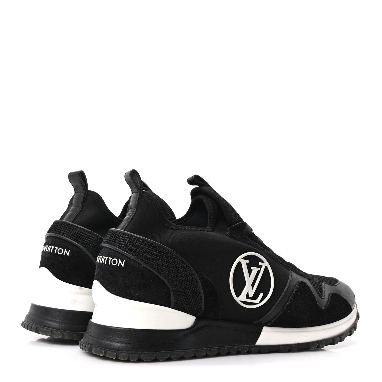 Louis Vuitton Calfskin Run Away Sneakers 38.5 Black 5 of 9