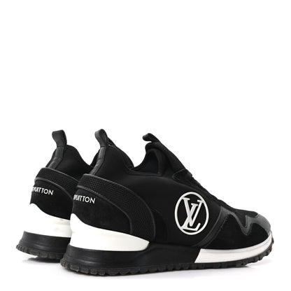 Louis Vuitton Calfskin Run Away Sneakers 38.5 Black 5 of 9