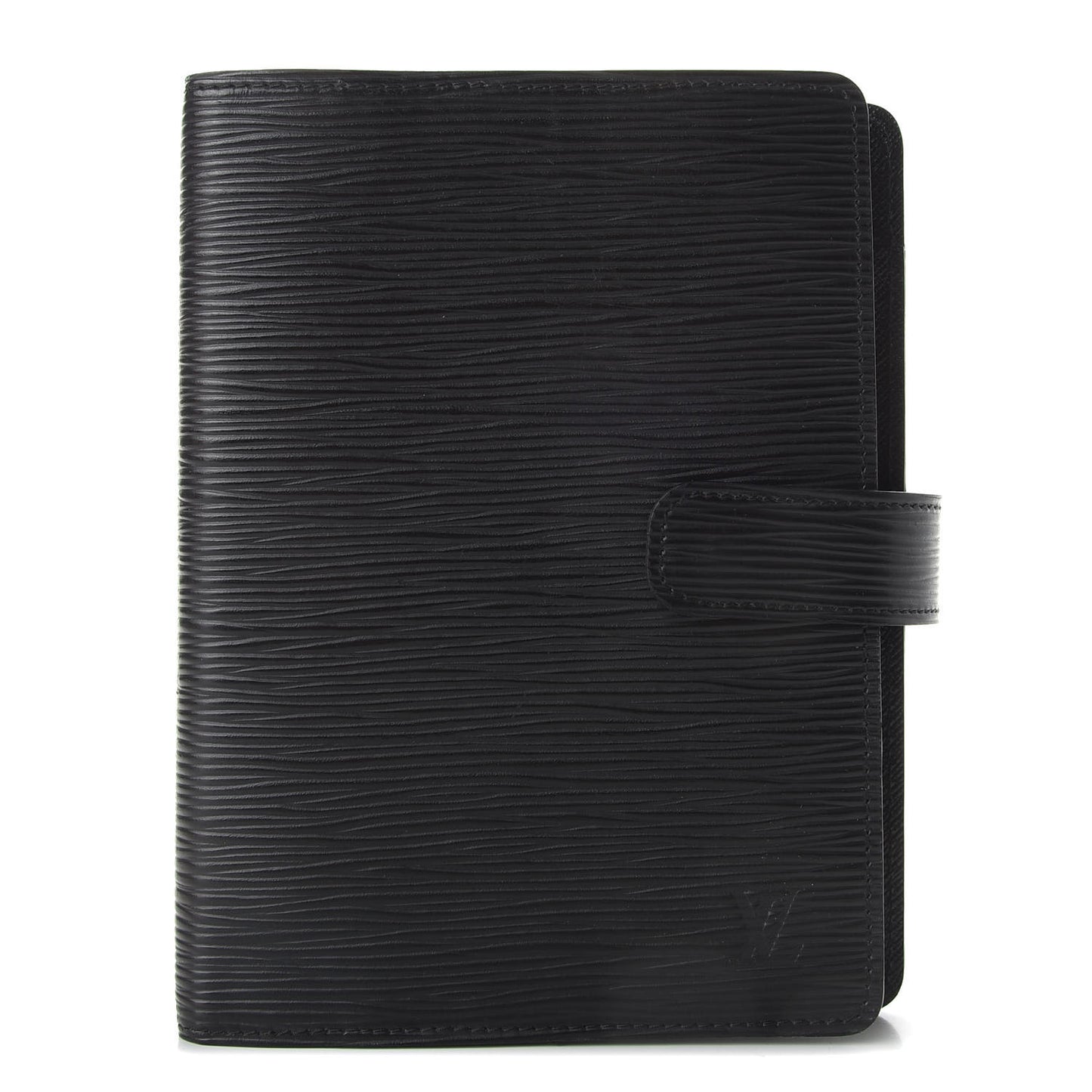 Epi Medium Ring Agenda Cover Black