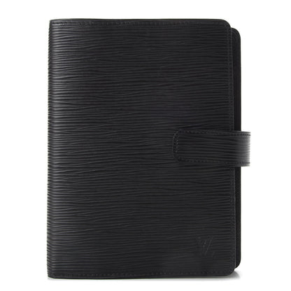 Louis Vuitton Epi Medium Ring Agenda Cover Black 1 of 7