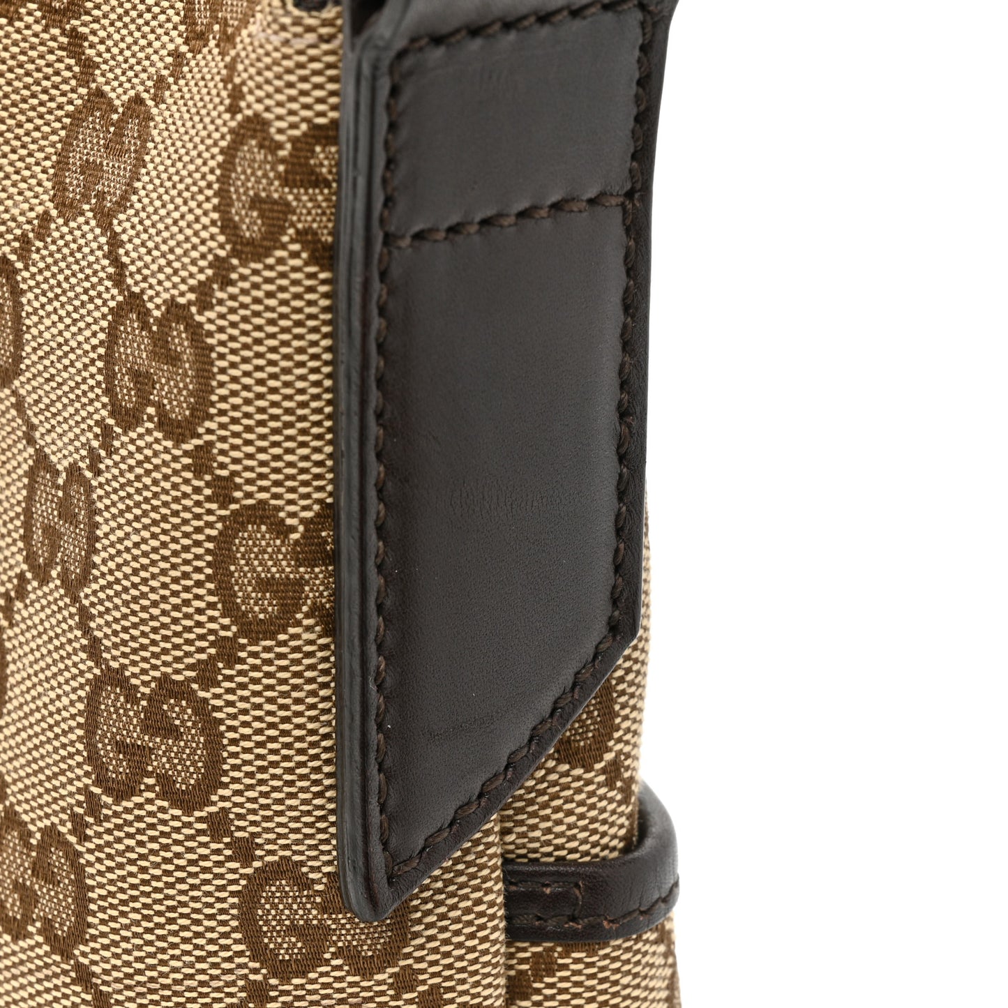 Monogram Calfskin Perforated Medium Flat Messenger Bag Dark Brown