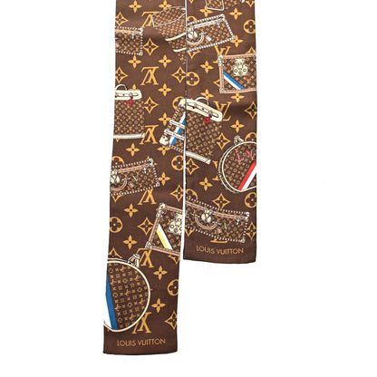 Louis Vuitton Silk Monogram Trunks Bandeau 2 of 3