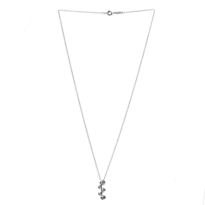 Tiffany Platinum Diamond Bubble Pendant Necklace 3 of 8
