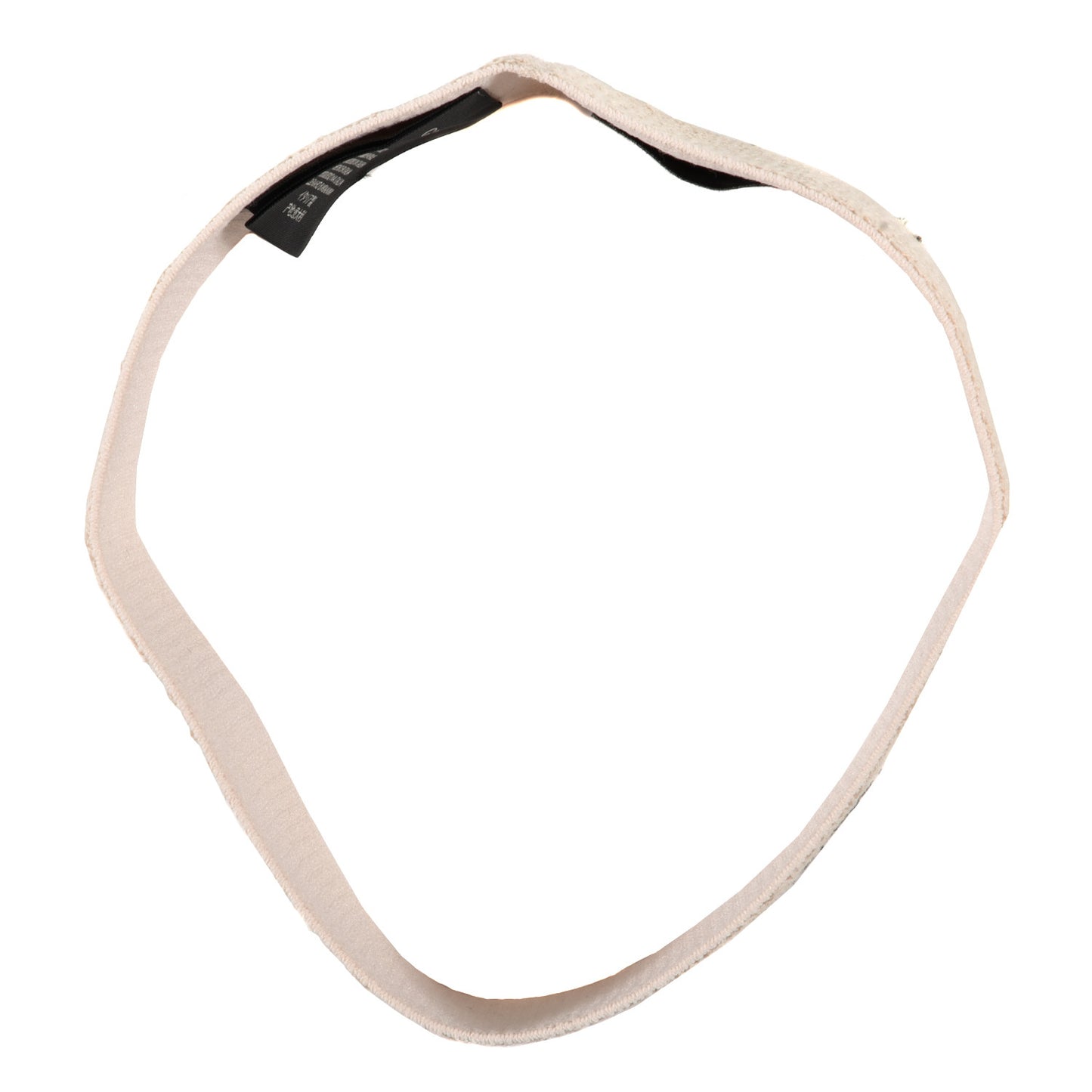 Cotton Elastic Gucci Logo Headband White