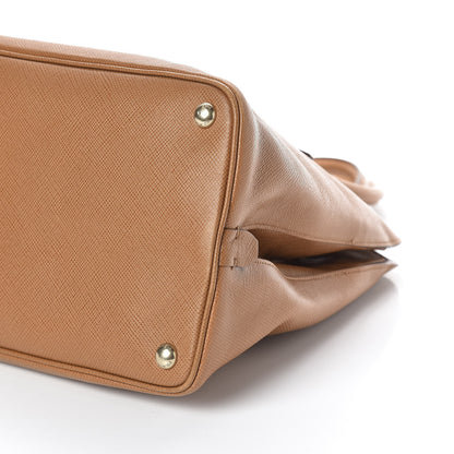 Prada Saffiano Cuir Open Promenade Tote Caramel 8 of 8