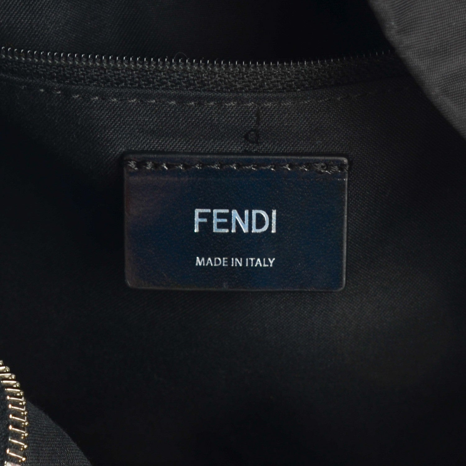 Fendi Nylon Vitello Fox Goat Fur Monster Eyes Mini Backpack Black Multicolor Sky 6 of 7