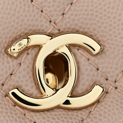 Chanel Caviar Quilted Mini Coco Handle Flap Light Pink 11 of 12