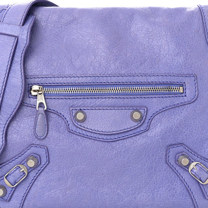 Balenciaga Agneau Giant 12 Silver Hardware Neo Folk Messenger Mauve 9 of 12