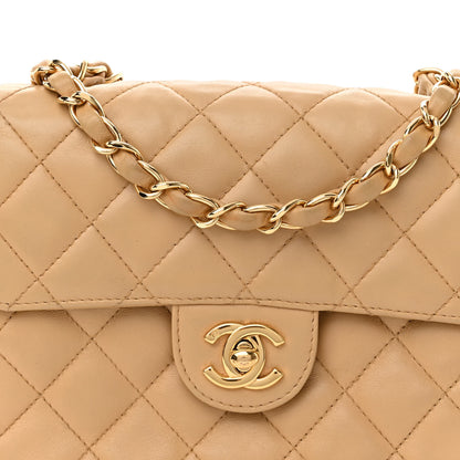 Chanel Lambskin Quilted Mini Square Flap Beige 8 of 10
