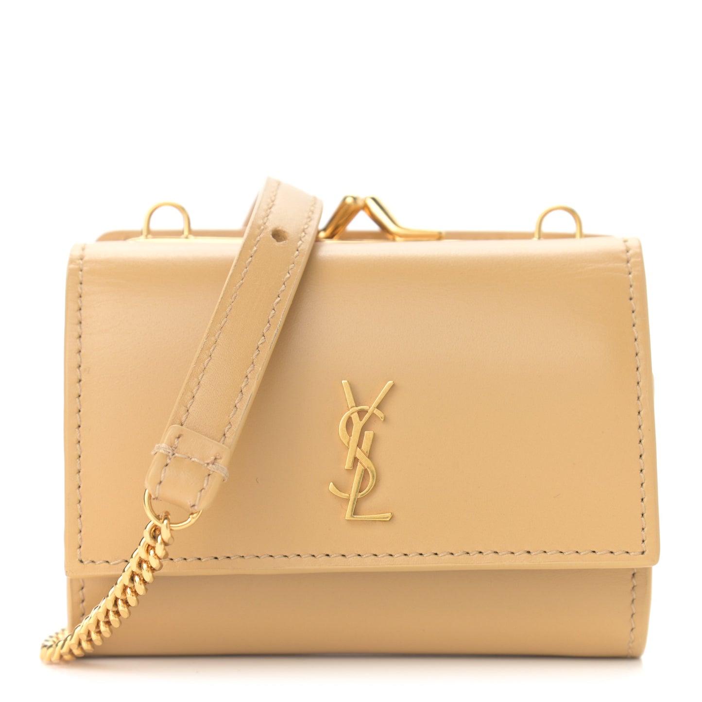 Smooth Calfskin Monogram Rider Belt Bag Dark Beige