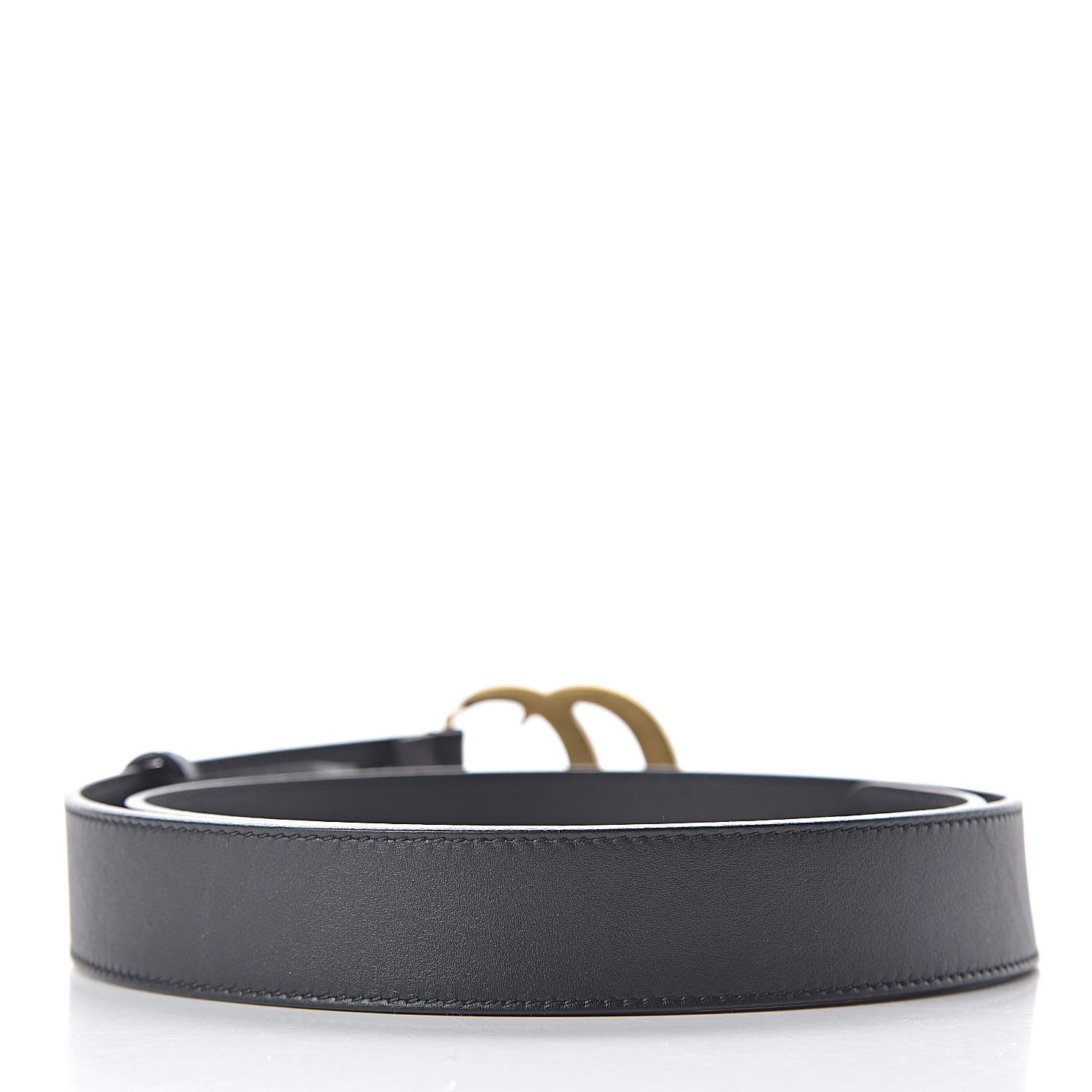 Gucci Calfskin Double G 30mm Belt 85 34 Black 3 of 6