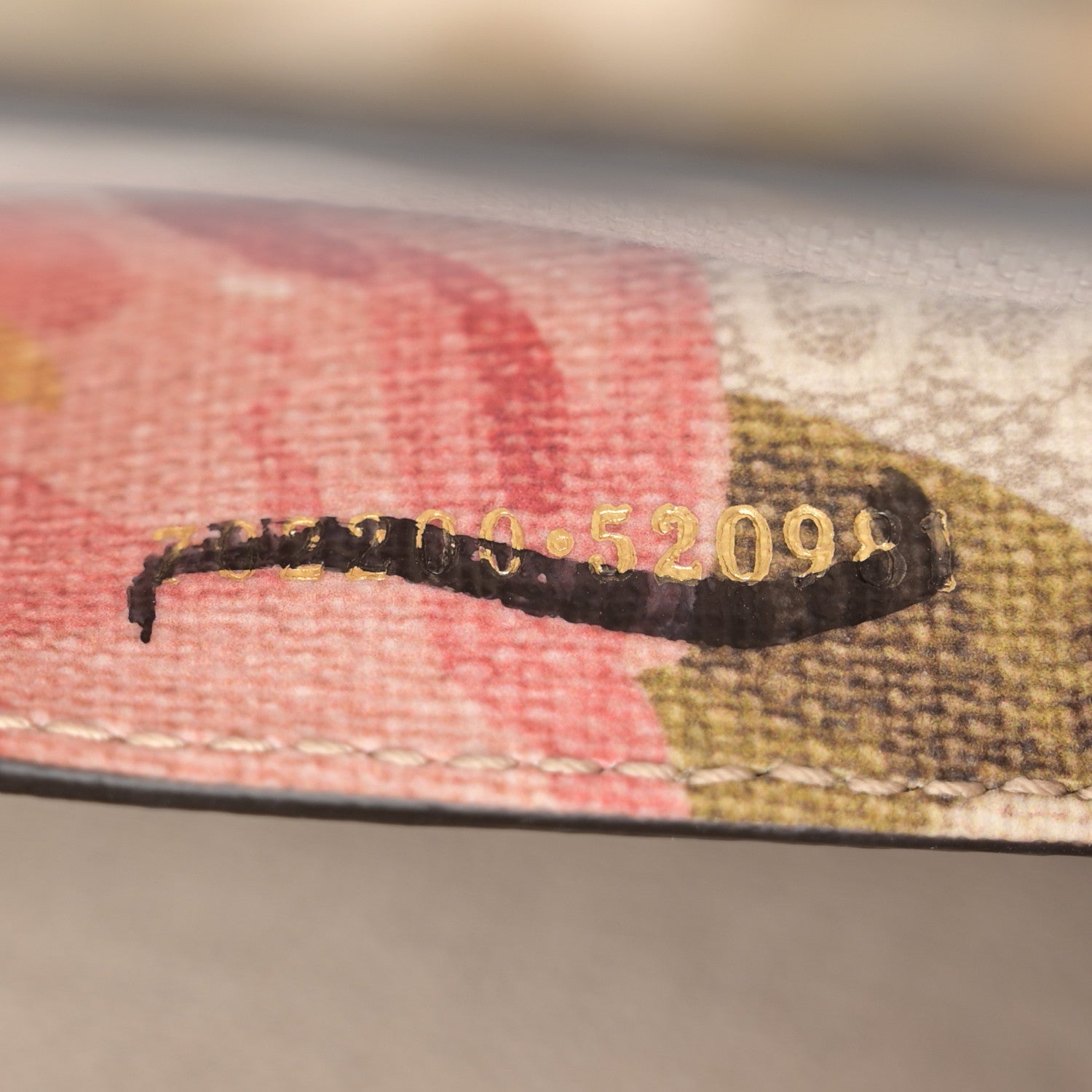 Gucci GG Supreme Monogram Water Flora Web Small Ophidia Chain Shoulder Bag Beige White Multicolor 7 of 10