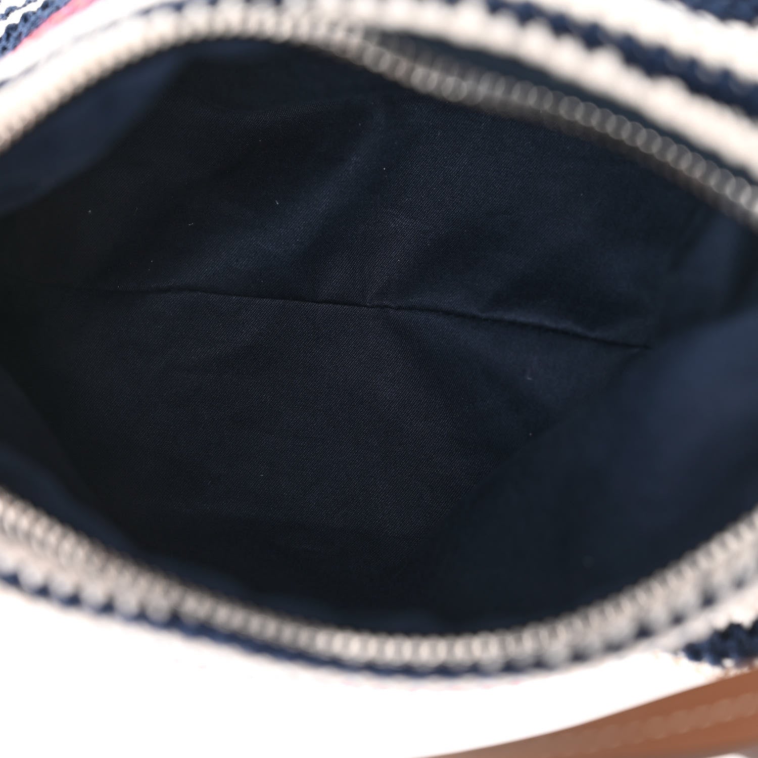 Miu Miu Fabric Crochet Mini Spirit Cire Bag Blue Red White 1525653