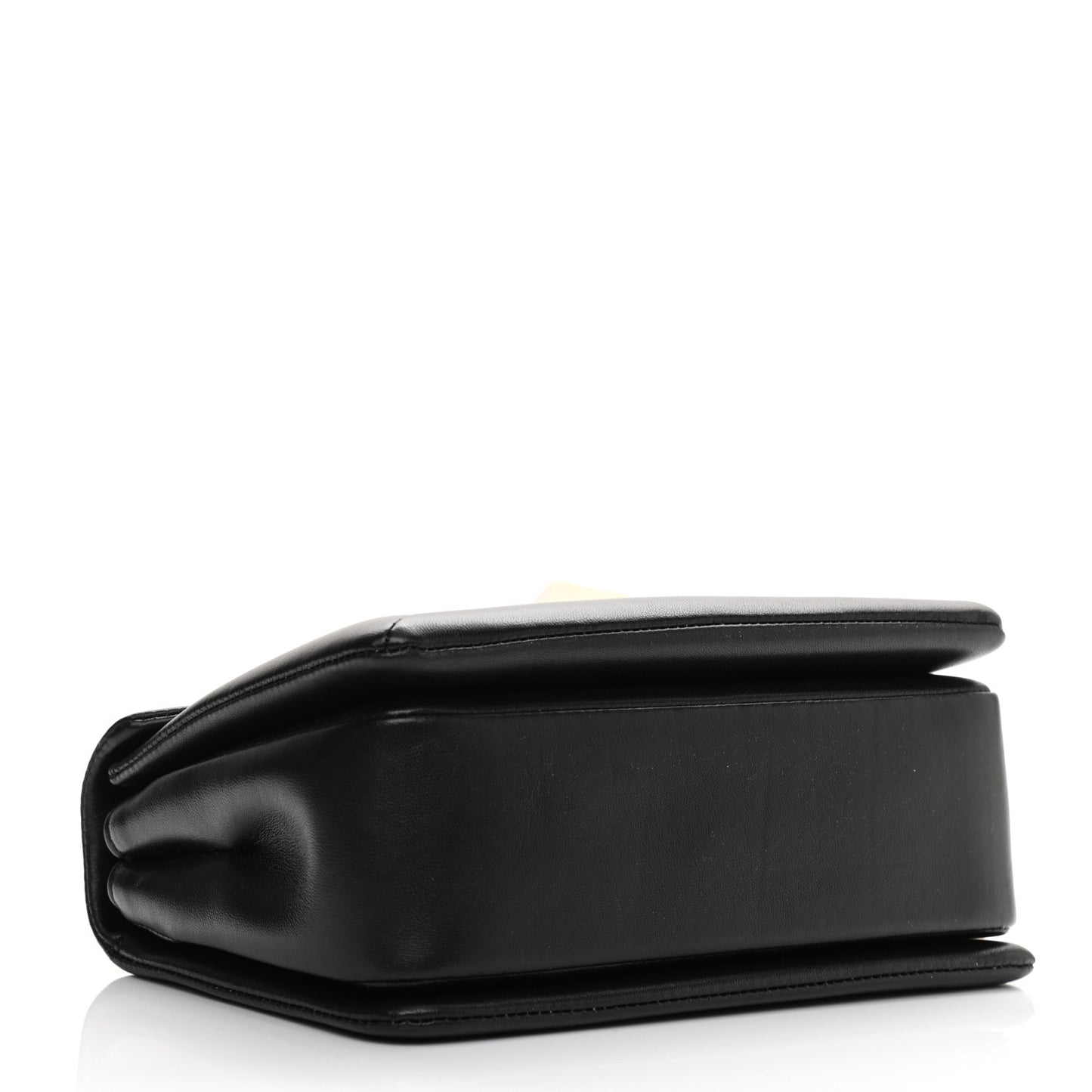 Nappa One Stud Chain Clutch Black