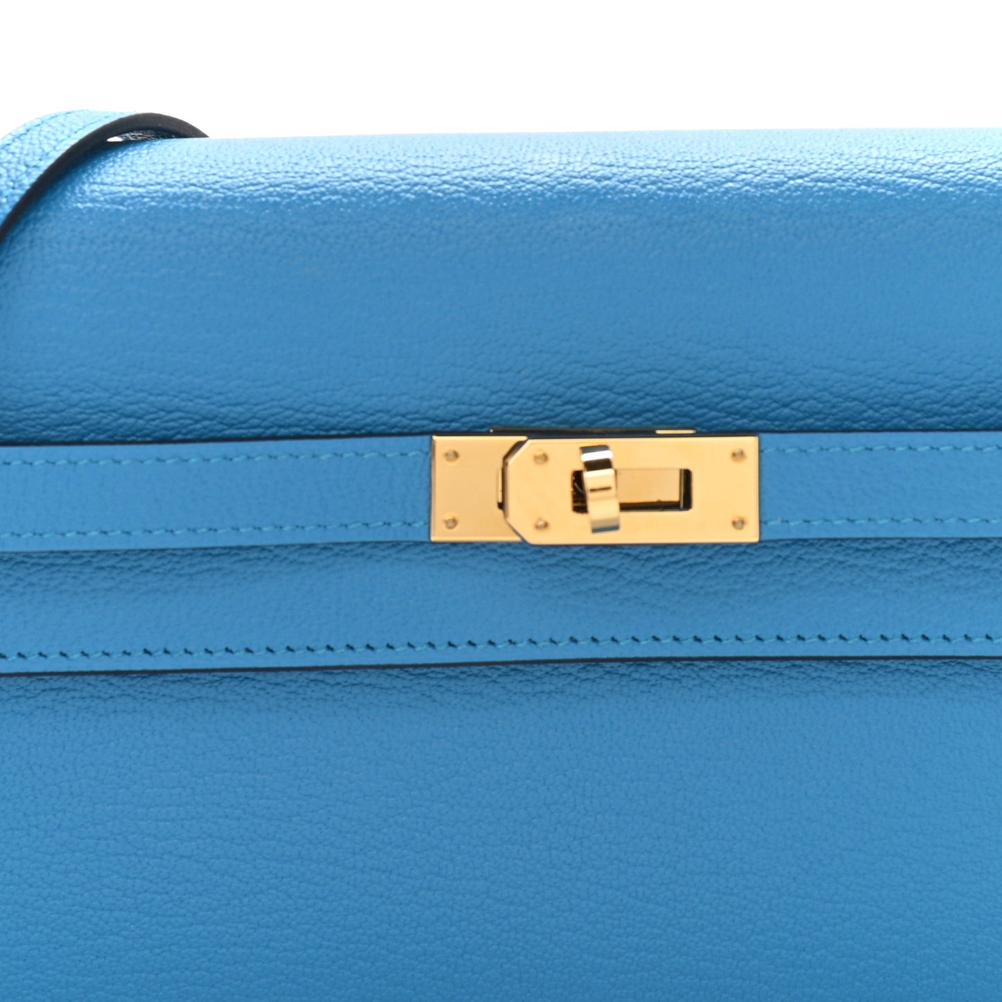 Chevre Mysore Kelly Wallet To Go Bleu Zanzibar
