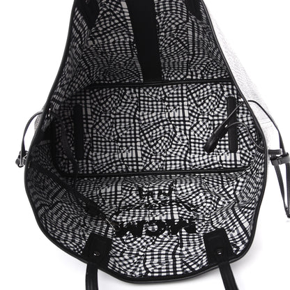 MCM Visetos Large Liz Reversible Shopper Tote Black 8 of 15