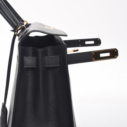 Hermes Epsom Kelly Sellier 28 Black 18 of 30