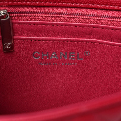 Chanel Caviar Quilted Mini Rectangular Flap Red 6 of 10
