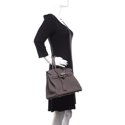 Hermes Togo Birkin 30 Etain 2 of 11