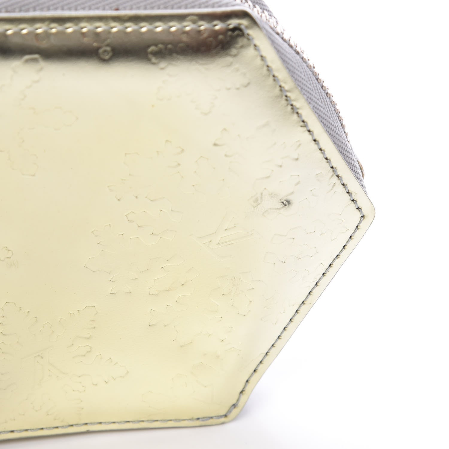 Louis Vuitton Porte-Monnaie Flocon Coin Purse Argent 8 of 12