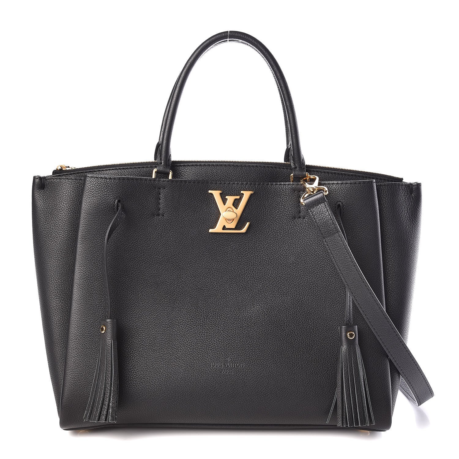 Louis Vuitton Calfskin Lockmeto Black 1 of 9