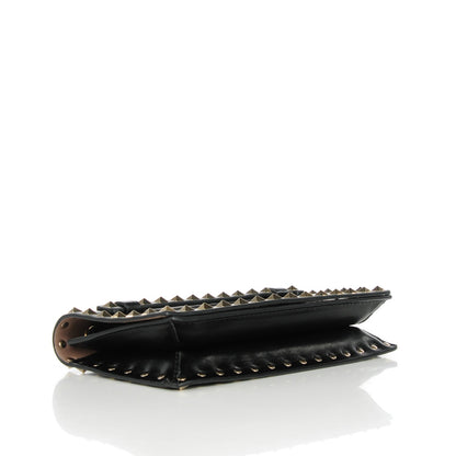 Valentino Garavani Nappa Small Rockstud Wristlet Clutch Black 4 of 7