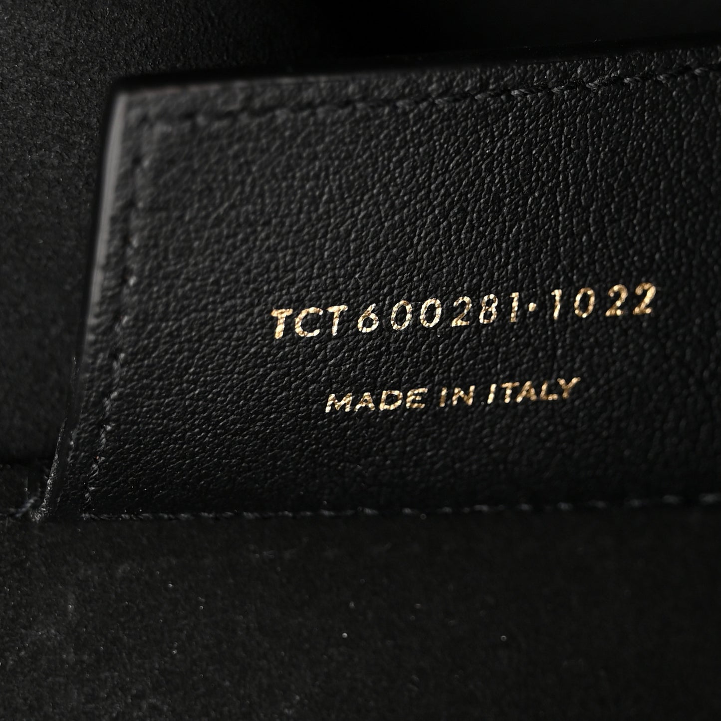 Calfskin Large Shopping Tote Black