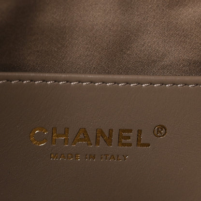 Chanel Suede Quilted Small Chanel 25 Handbag Dark Grey 6 of 11