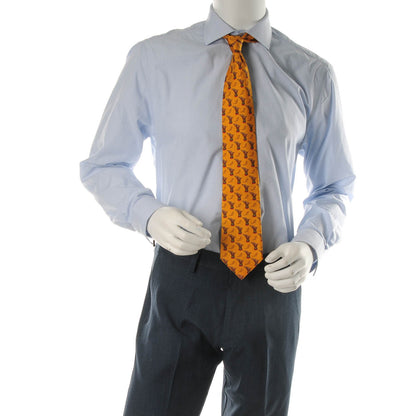 Hermes Printed Silk Mens Neck Tie 2 of 4