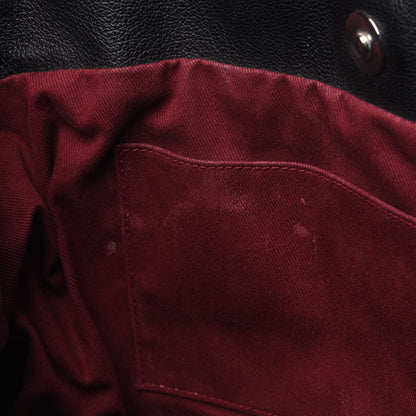 Chanel Calfskin Quilted Expandable Zip Shoulder Bag Black 8 of 17