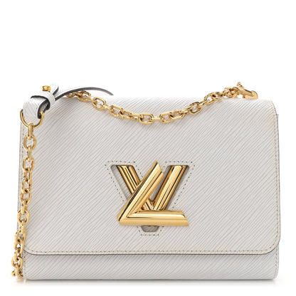 Louis Vuitton Epi Twist Shoulder Bag MM White 1 of 12