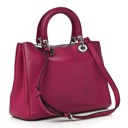 Christian Dior Bullcalf Medium Diorissimo Tote Toxic Purple 4 of 12