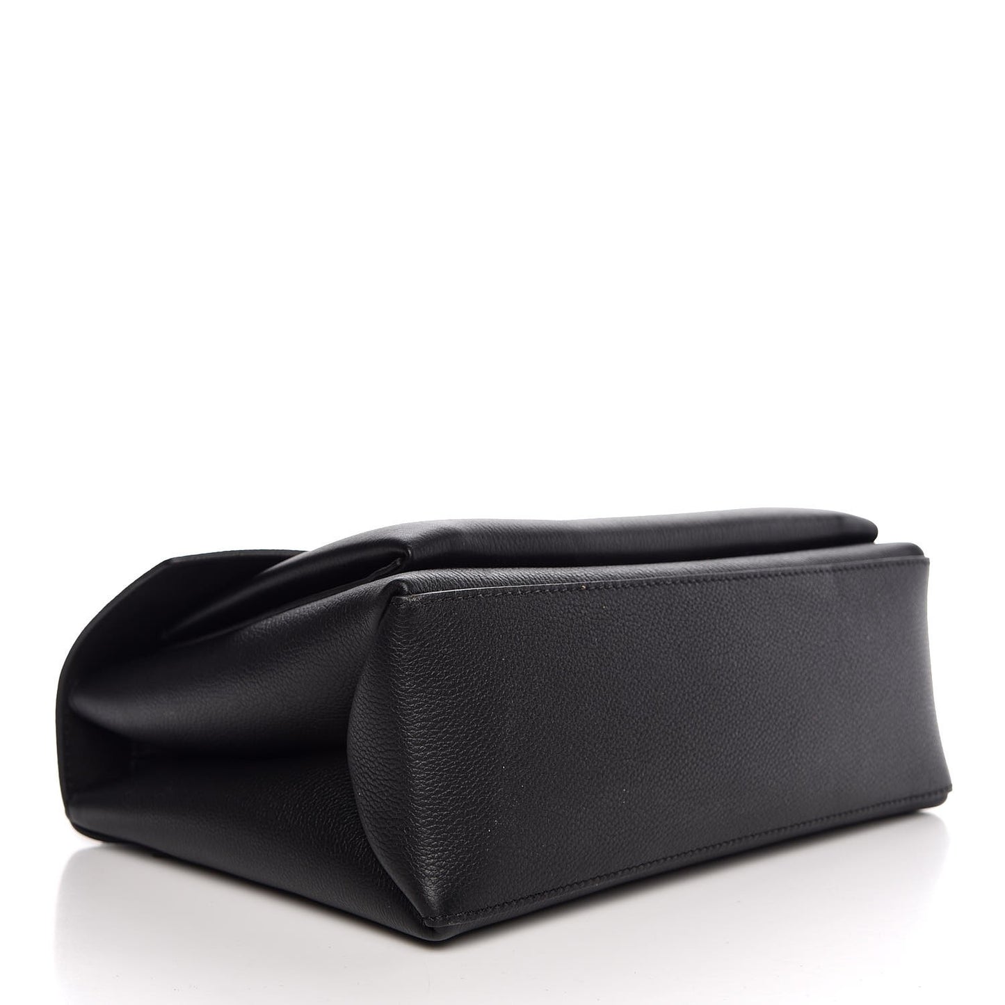 Soft Calfskin My Lockme Top Handle Black