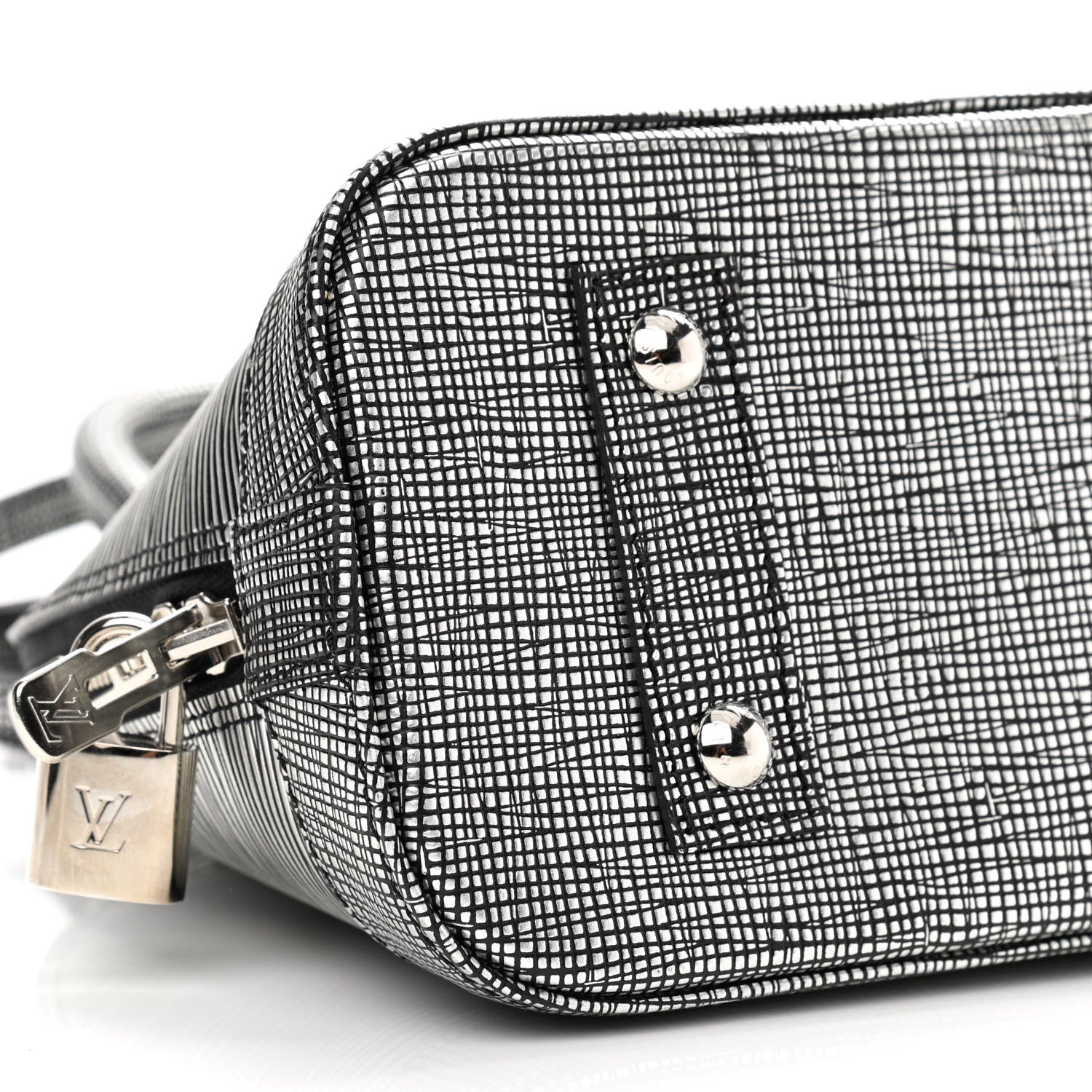 Louis Vuitton Epi Alma BB Platine 8 of 9