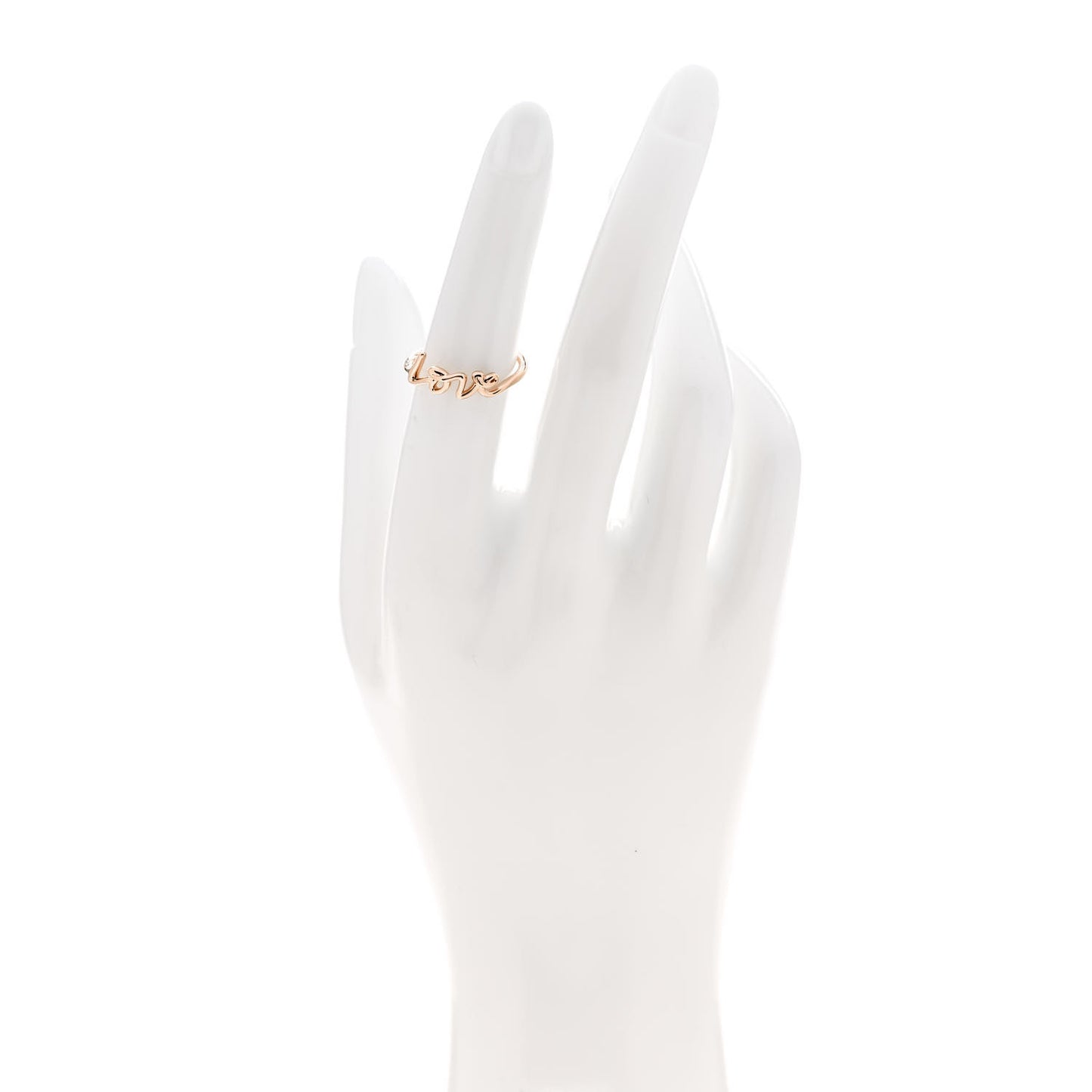 18K Rose Gold Mini Paloma's Graffiti Love Ring 52 6