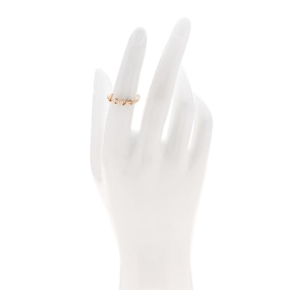 Tiffany 18K Rose Gold Mini Paloma's Graffiti Love Ring 52 6 2 of 5