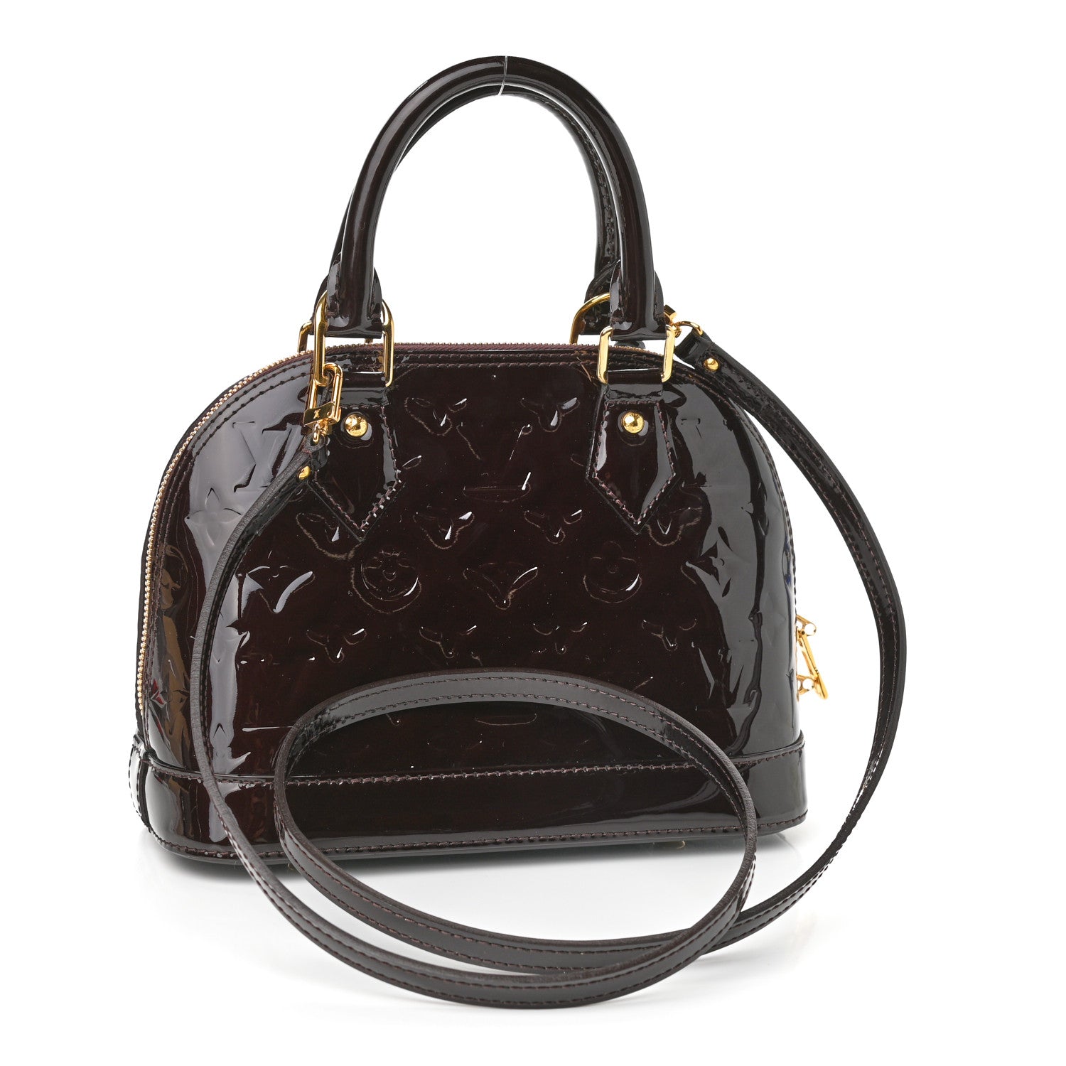 Louis Vuitton Vernis Alma BB Amarante 3 of 9