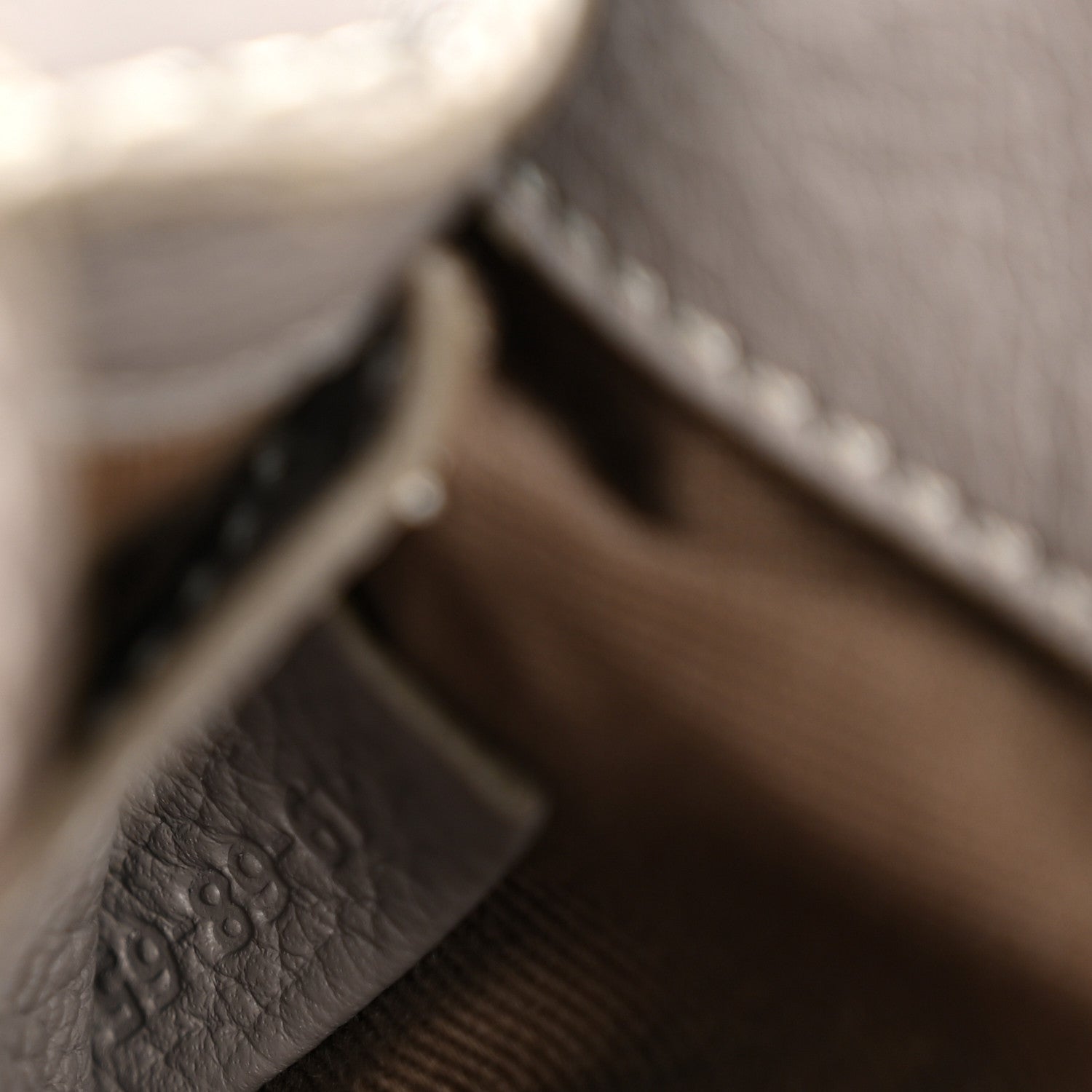 Chloe Calfskin Mini Marcie Round Crossbody Bag Cashmere Grey 7 of 14