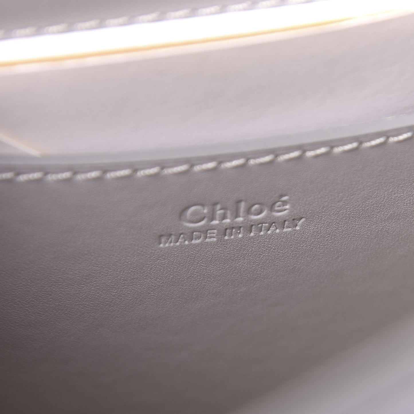 Shiny Calfskin Mini Annie Shoulder Bag Airy Grey