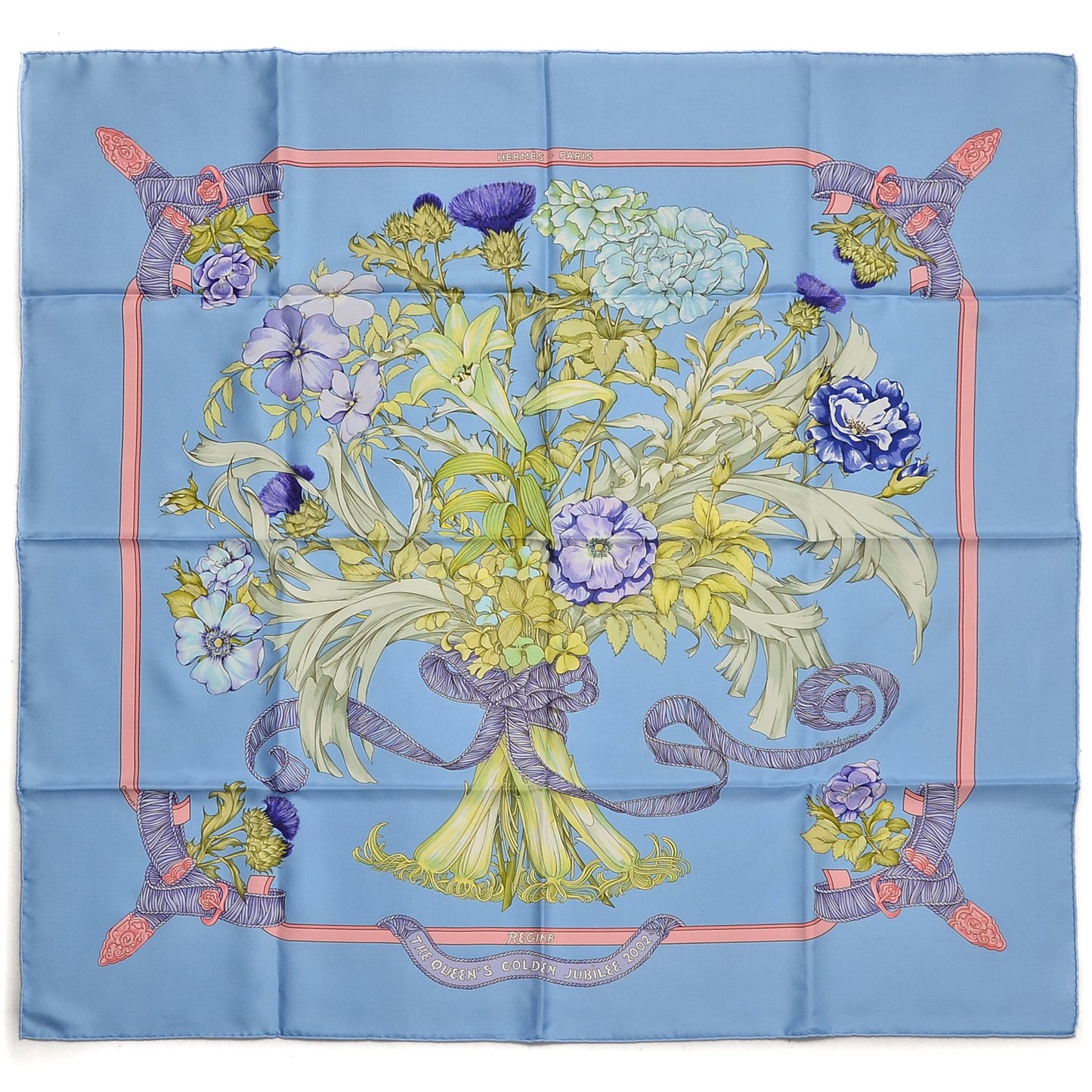 Silk The Queen's Golden Jubilee Scarf 90