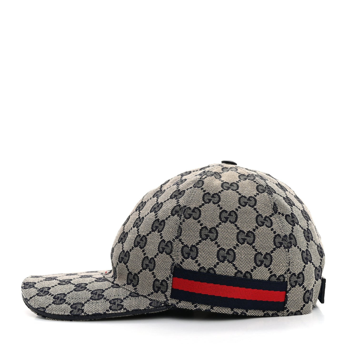 Monogram Web Baseball Hat XL Beige Blue