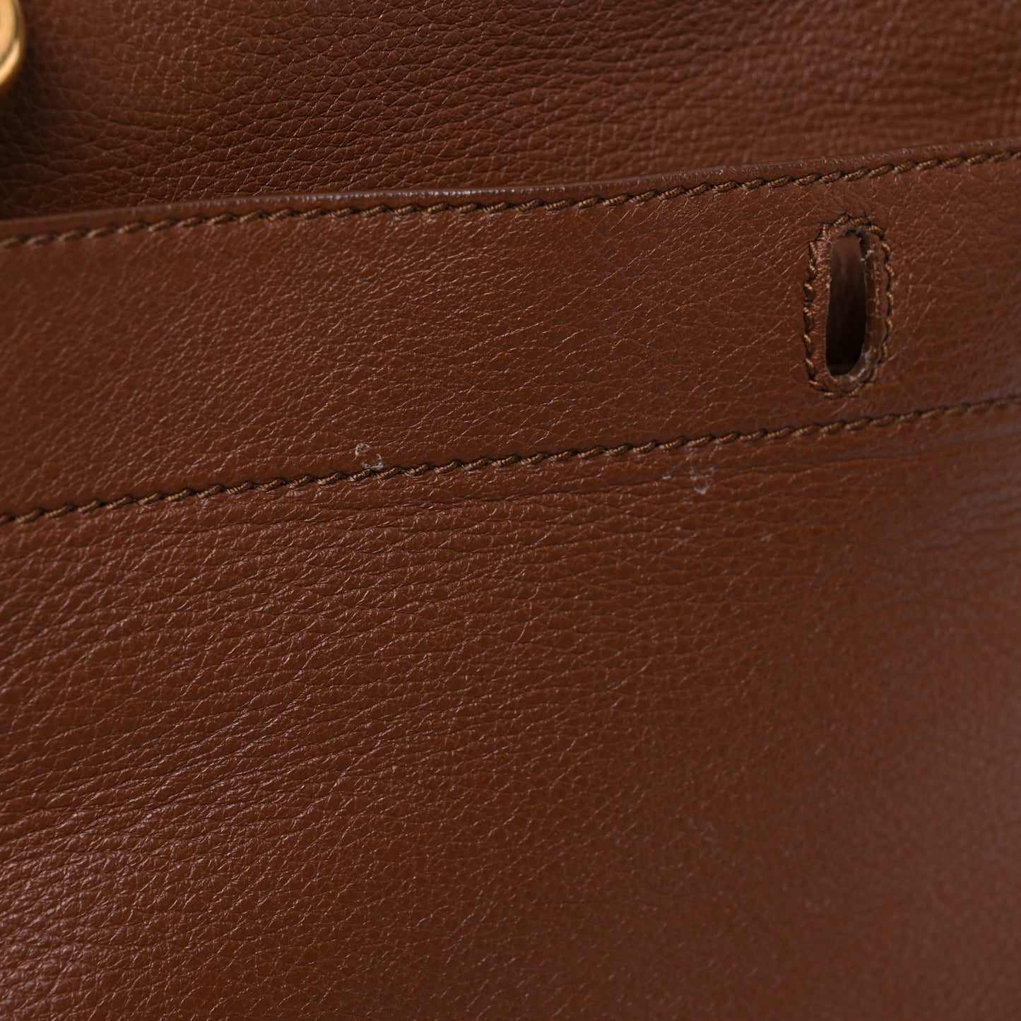 Calfskin Canvas Medium Muse Two Brown