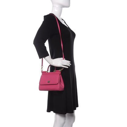 Dolce & Gabbana Dauphine Small Miss Sicily Satchel Pink 2 of 9